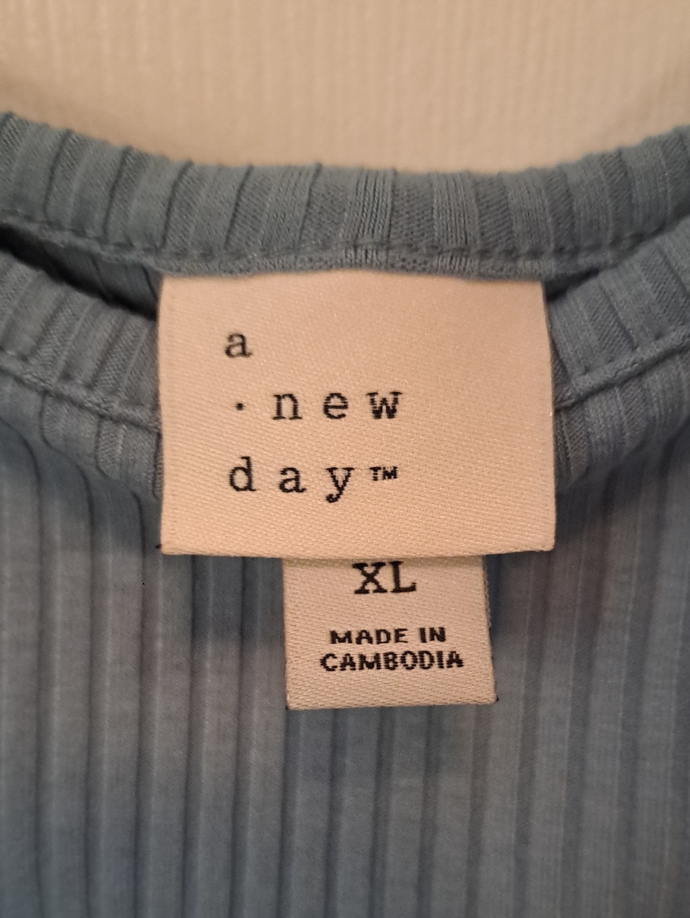 a new day Blue Rib Knit Slip Dress - Picture 3 of 11